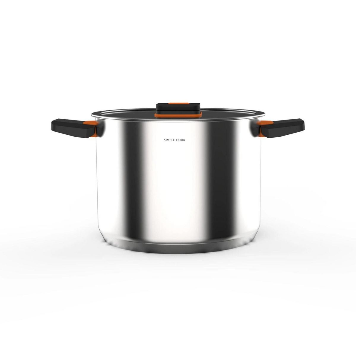 SIMPLE COOK - Batería de Cocina 6 Piezas Acero inoxidable Lyon Plateado