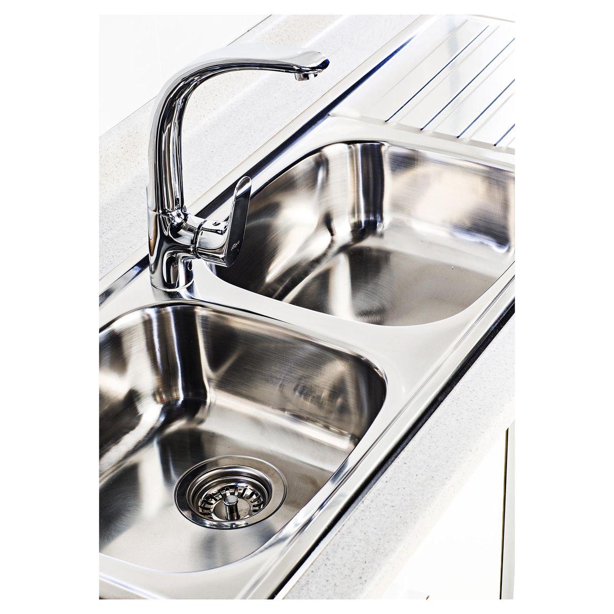 TEKA - Lavaplatos Empotrado 2 Cubeta(s) 123.5x15.5x44 cm Acero inoxidable