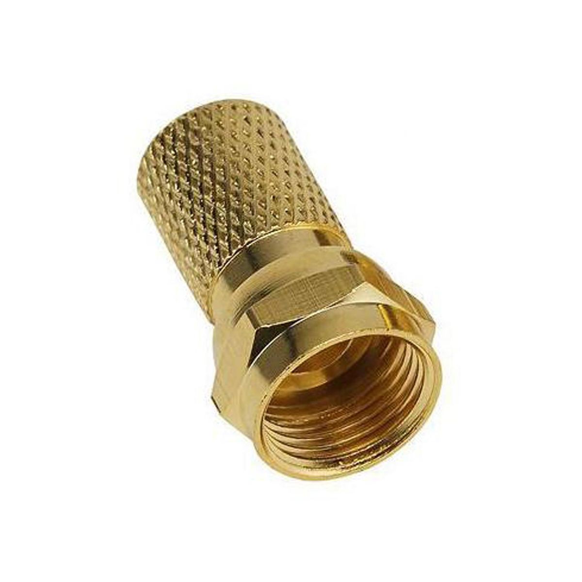 DAIRU - Pack 10 conectores atornillables tipo F RG-6