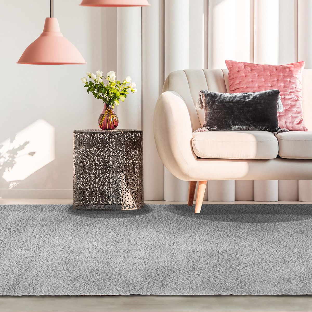 DIB - Alfombra casino 133x190 cm gris