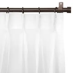 JUST HOME COLLECTION - Cortina Tela Italiana Blanco Ancho 201 cma250 cm Alto 261 cma320 cm