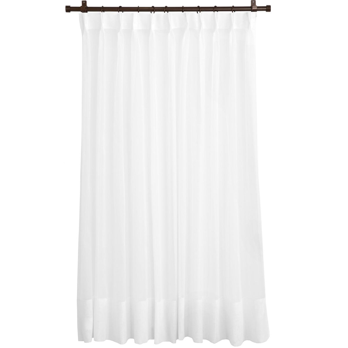 JUST HOME COLLECTION - Cortina Tela Italiana Blanco Ancho 351 cm a 400 cm Alto 75 cm a 240 cm