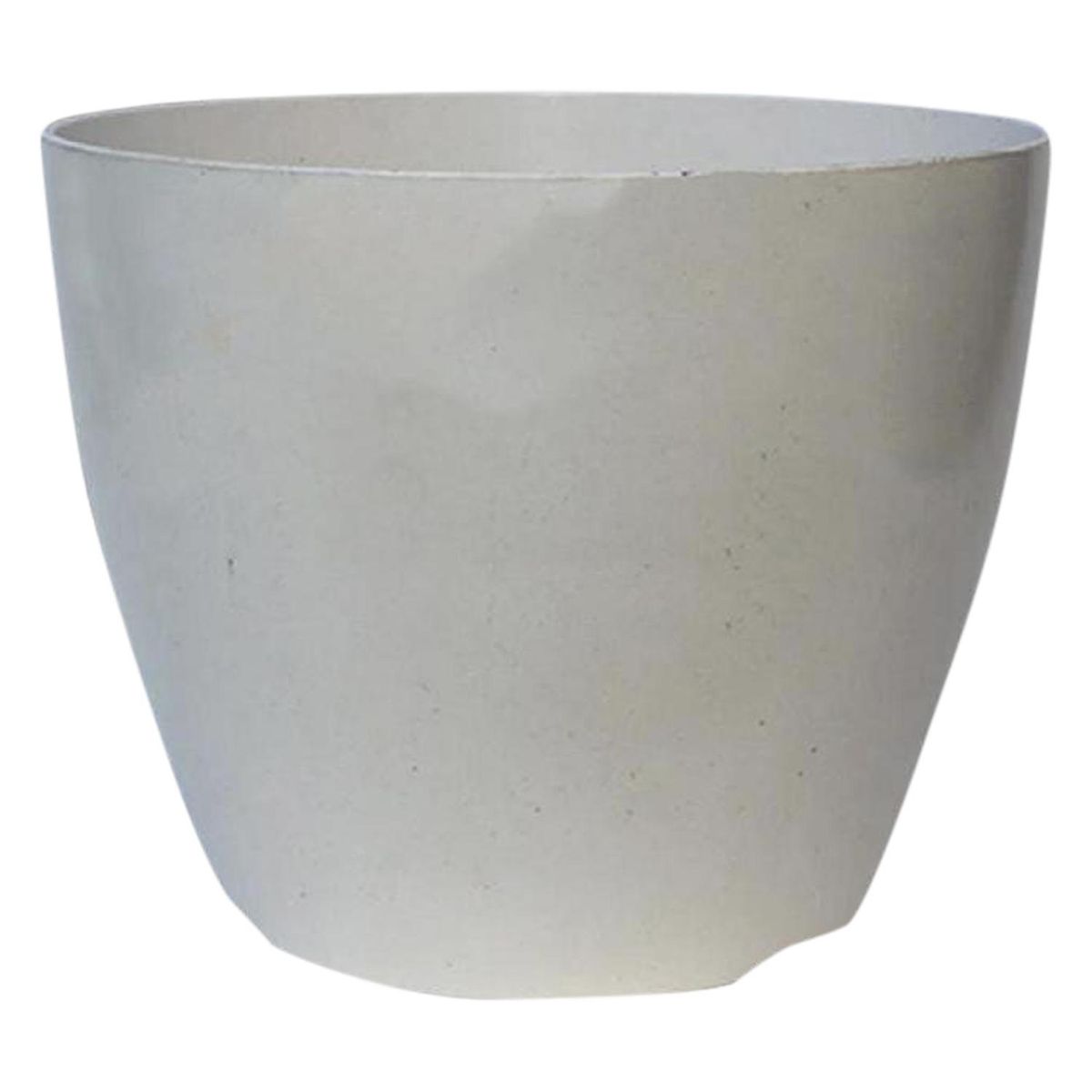 DECOGREEN - Set 4 Maceteros Biodegradables Actual 2 gris, 2 blanco