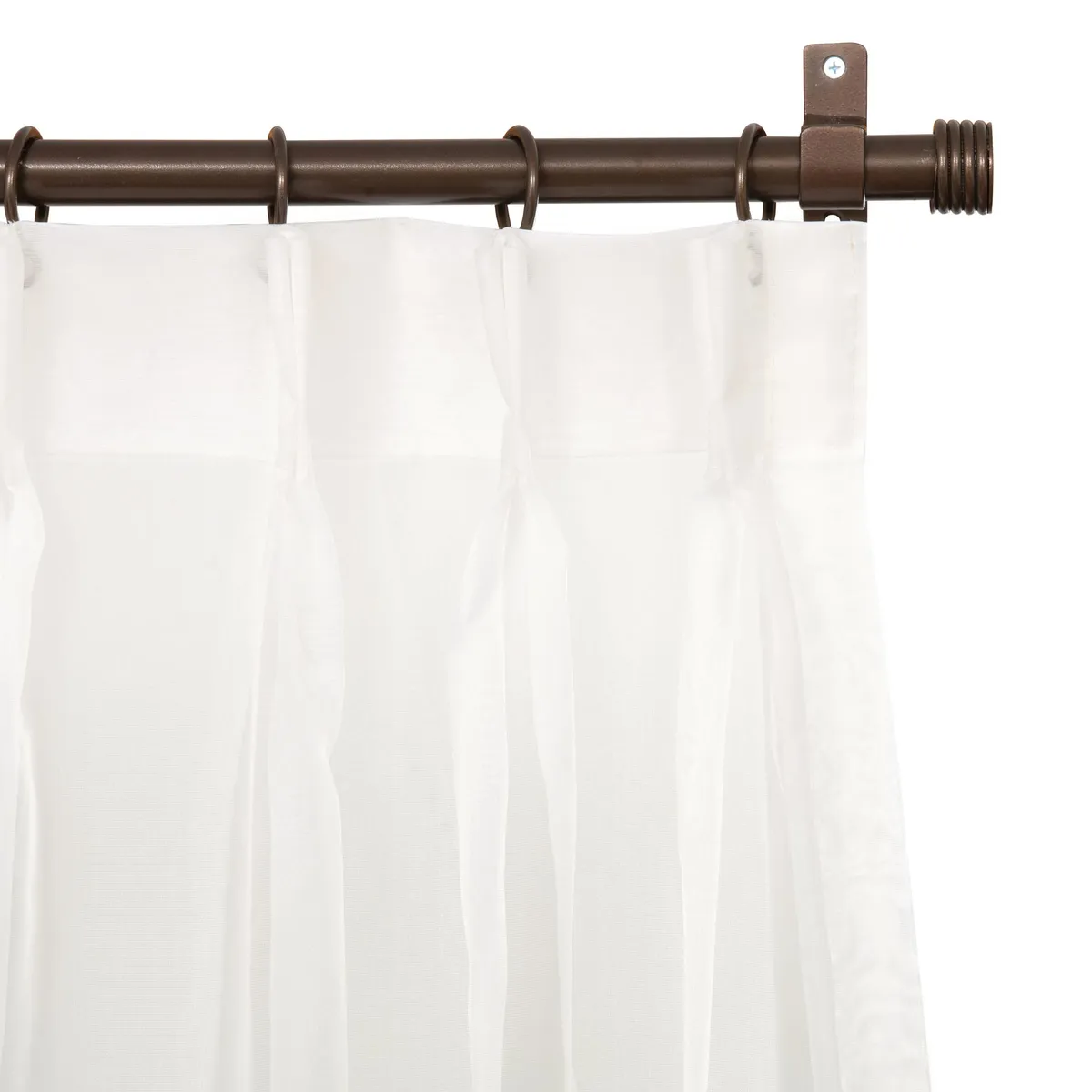 JUST HOME COLLECTION - Cortina Tela Italiana Crudo Ancho 100 cm a 200 cm Alto 241 cm a 260 cm