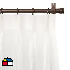 JUST HOME COLLECTION - Cortina Tela Italiana Crudo Ancho 201 cm a 250 cm Alto 241 cm a 260 cm