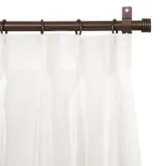 JUST HOME COLLECTION - Cortina Tela Italiana Crudo Ancho 251 cm a 300 cm Alto 75 cm a 240 cm