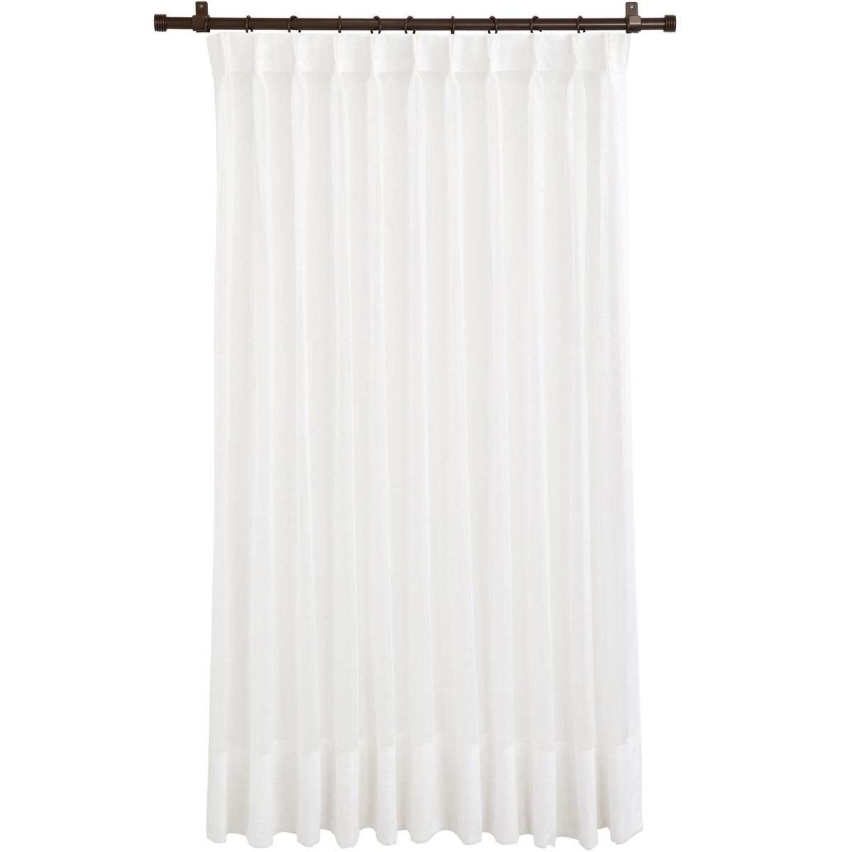 JUST HOME COLLECTION - Cortina Tela Italiana Crudo Ancho 251 cm a 300 cm Alto 75 cm a 240 cm