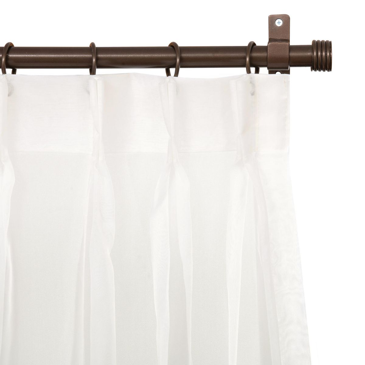 JUST HOME COLLECTION - Cortina Tela Italiana Crudo Ancho 301 cm a 350 cm Alto 241 cm a 260 cm