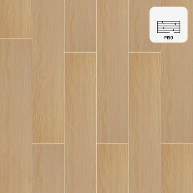 Piso vinilico 2 mm 16x92 cm Happiness Roble 3.34 m2