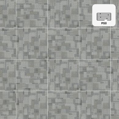 Piso vinilico 2 mm 47x47 cm Serenity Gris/Azul 5.01 m2