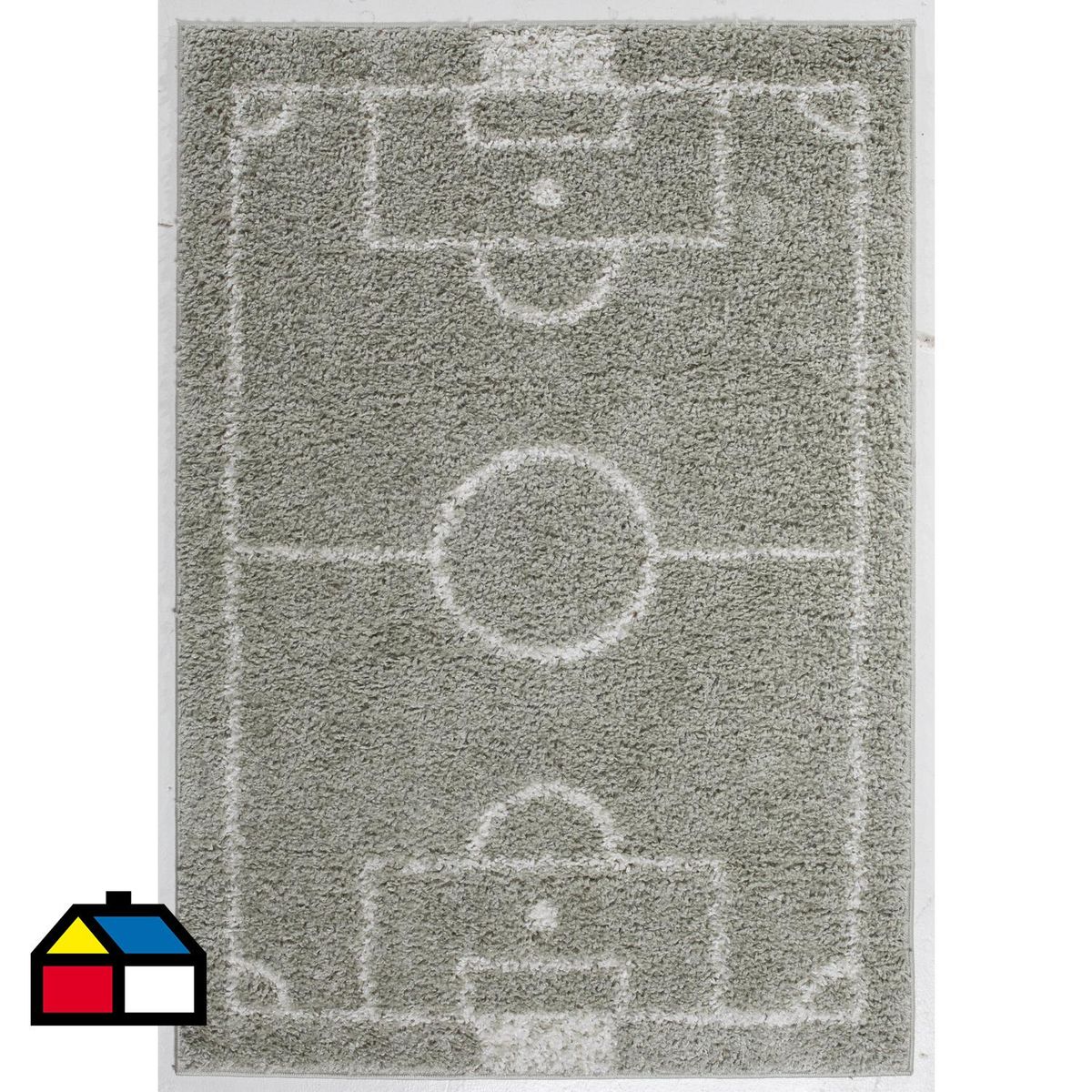 IDETEX - Alfombra shaggy infantil soccer