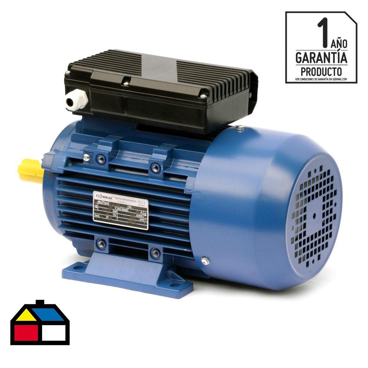 FLOWMAK - Motor Eléctrico Electrico 4 HP 1400 km/h