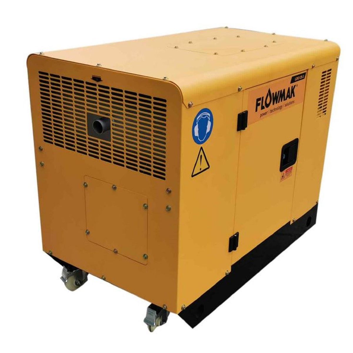 FLOWMAK - Generador Eléctrico a Diésel Partida Eléctrica 10000 W 50 l