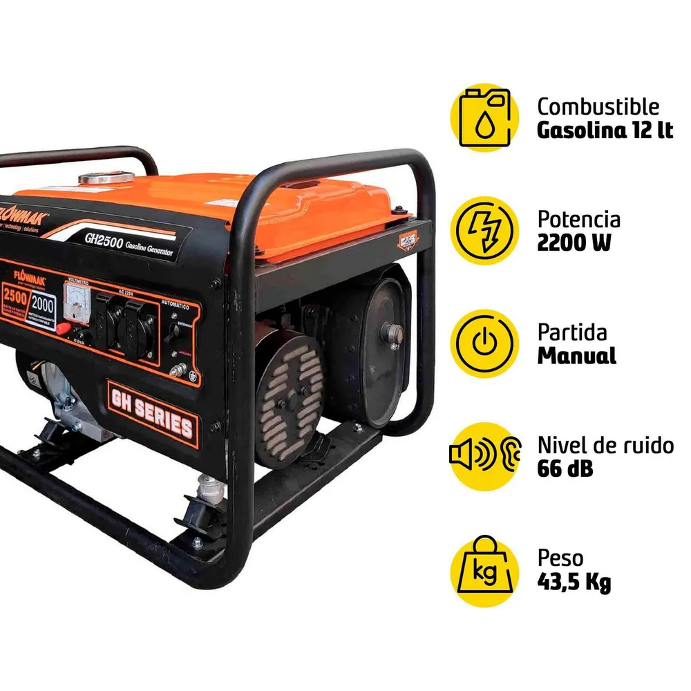 Flowmak GH2500 Gasolina, foto 7