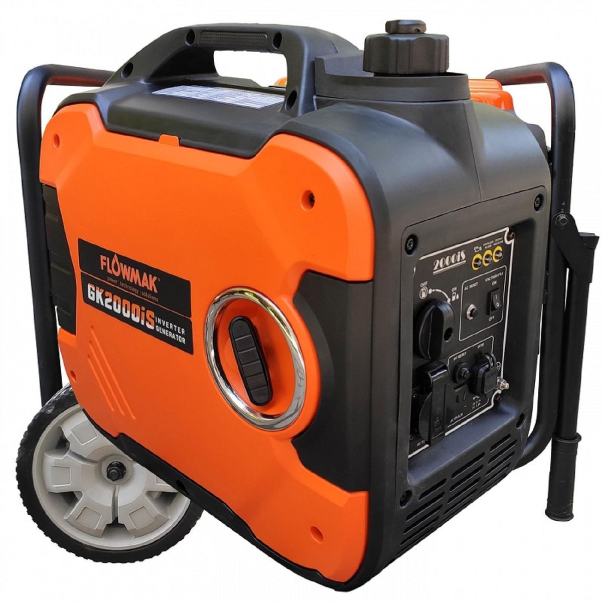 FLOWMAK - Generador Eléctrico a Gasolina Partida Manual 1800 W 4 l