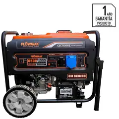 FLOWMAK - Generador Eléctrico a Gasolina Partida Eléctrica 6500 W 25 l