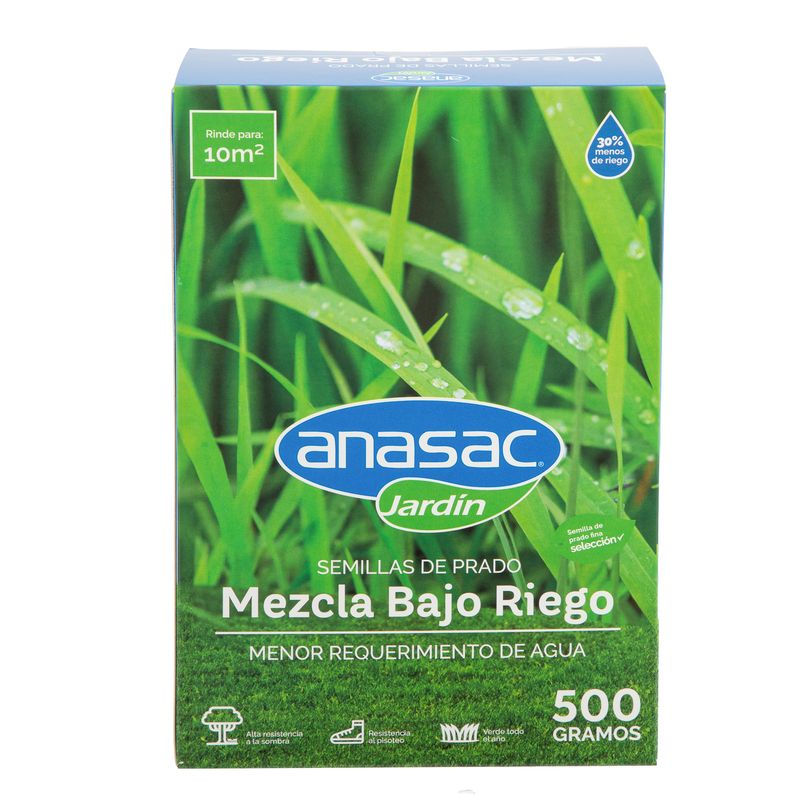 ANASAC - Semilla de Pasto Mezcla Bajo Riego 500 gramos