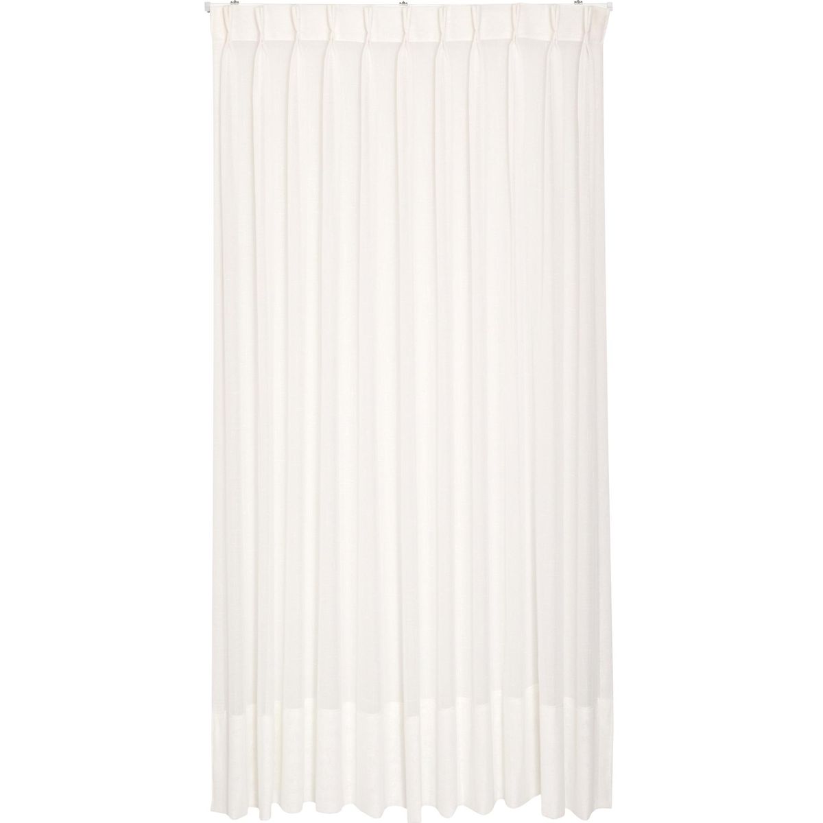 JUST HOME COLLECTION - Cortinas de Telas Modelo Velo Gaza Color Crudo Con Instalación Y Riel Incluido Con Medidas en Ancho Entre 75 CMS A 240