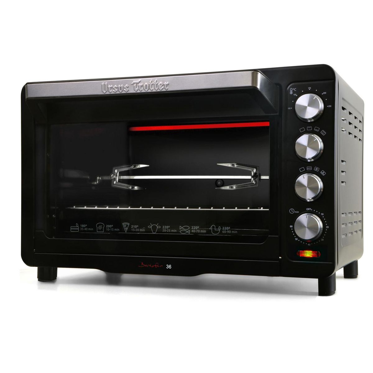 URSUS TROTTER - Horno eléctrico 36 litros