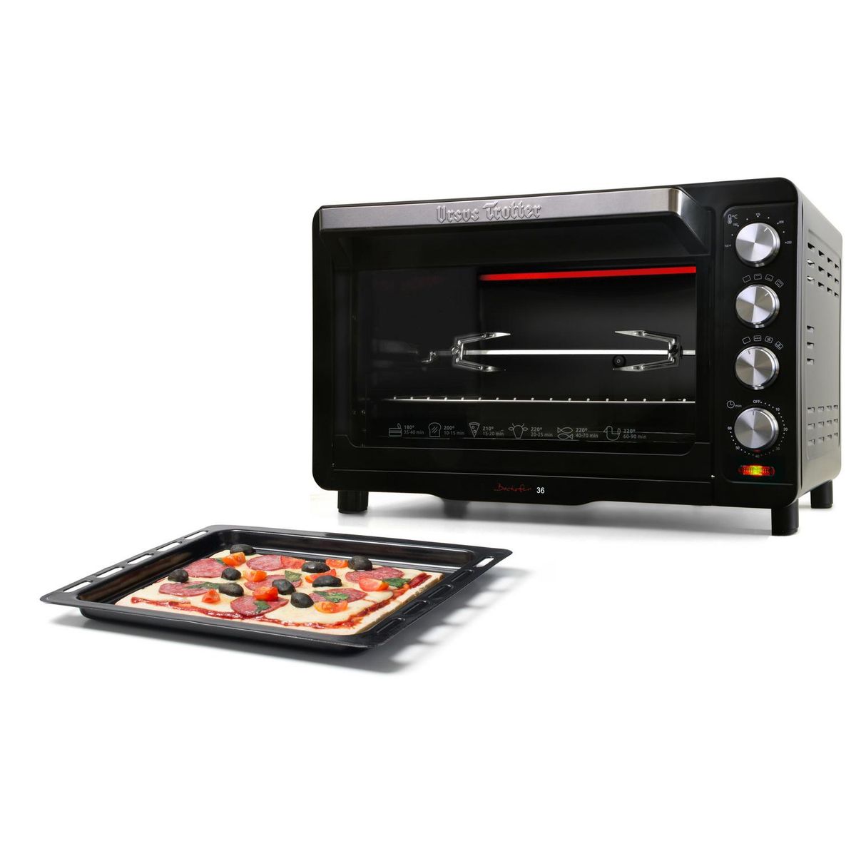 URSUS TROTTER - Horno eléctrico 36 litros