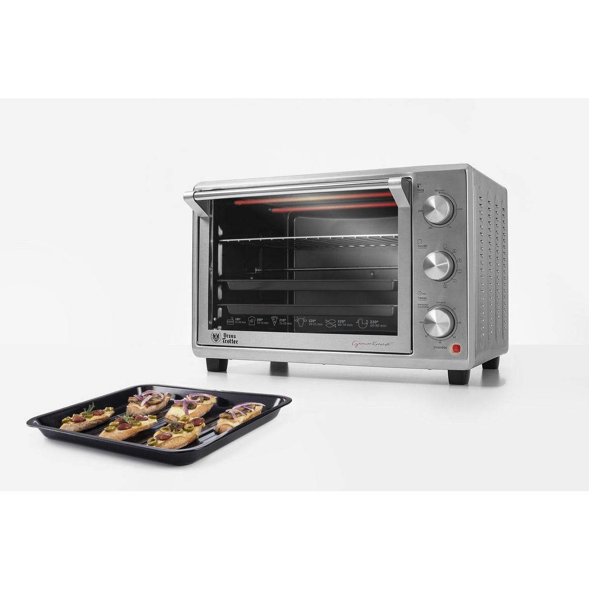 URSUS TROTTER - Horno eléctrico 38 litros