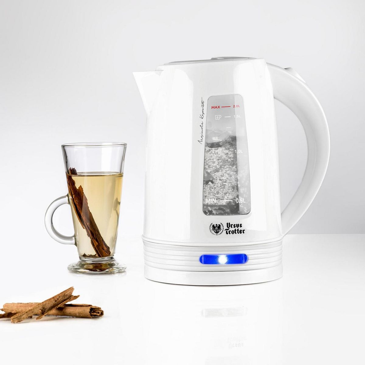 URSUS TROTTER - Hervidor eléctrico 2 litros blanco