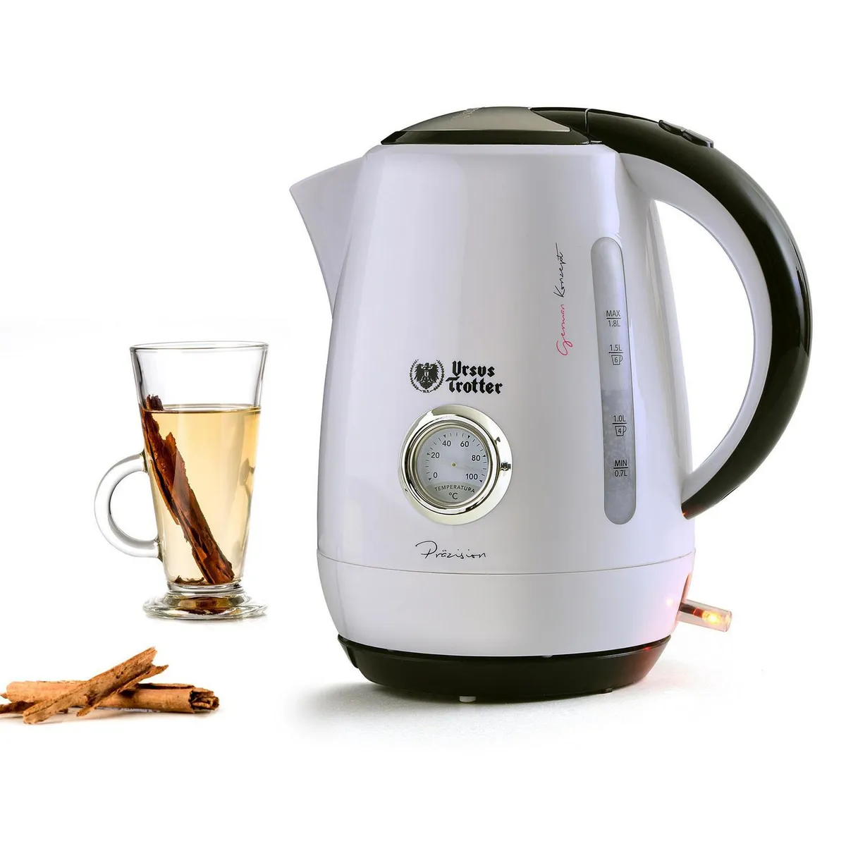 URSUS TROTTER - Hervidor eléctrico 1.8 litros blanco