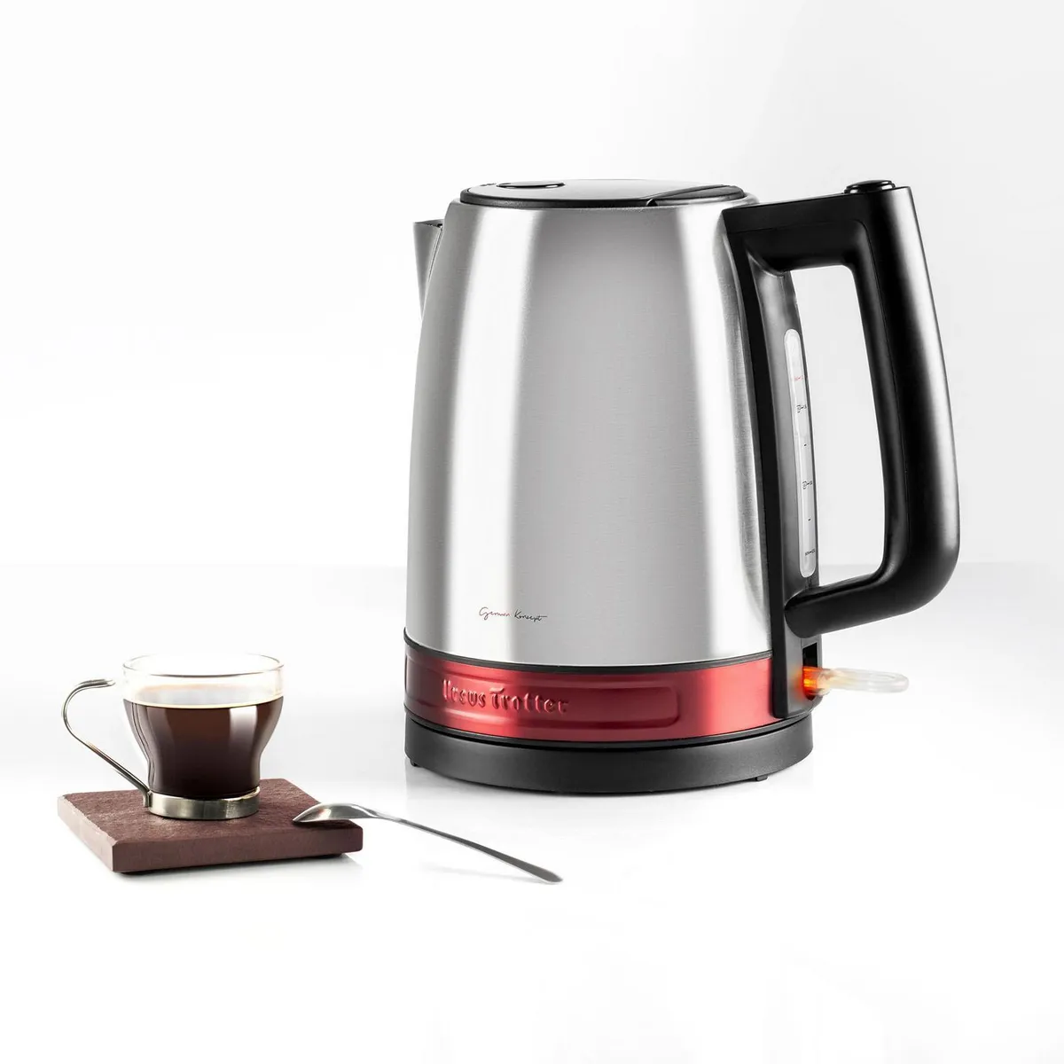 URSUS TROTTER - Hervidor eléctrico 1.7 litros plateado