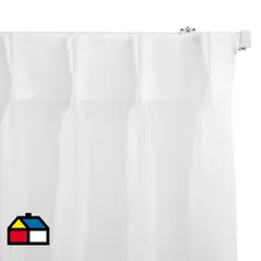 JUST HOME COLLECTION - Cortina Tela Blanco Ancho 201a250 cm alto 75 a240 cm