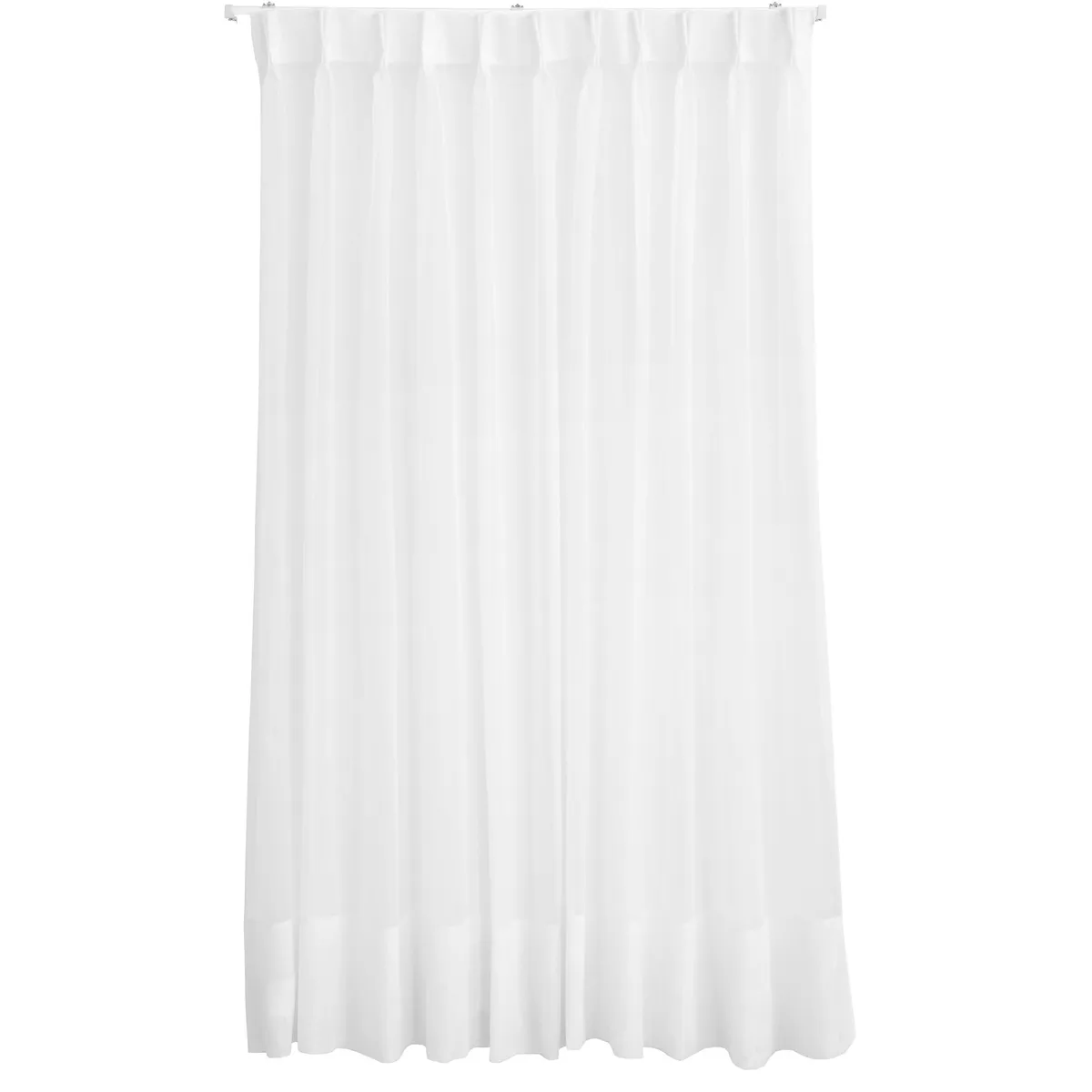 JUST HOME COLLECTION - Cortina Tela  con Riel Ancho 241a260cm Alto 201a250cm