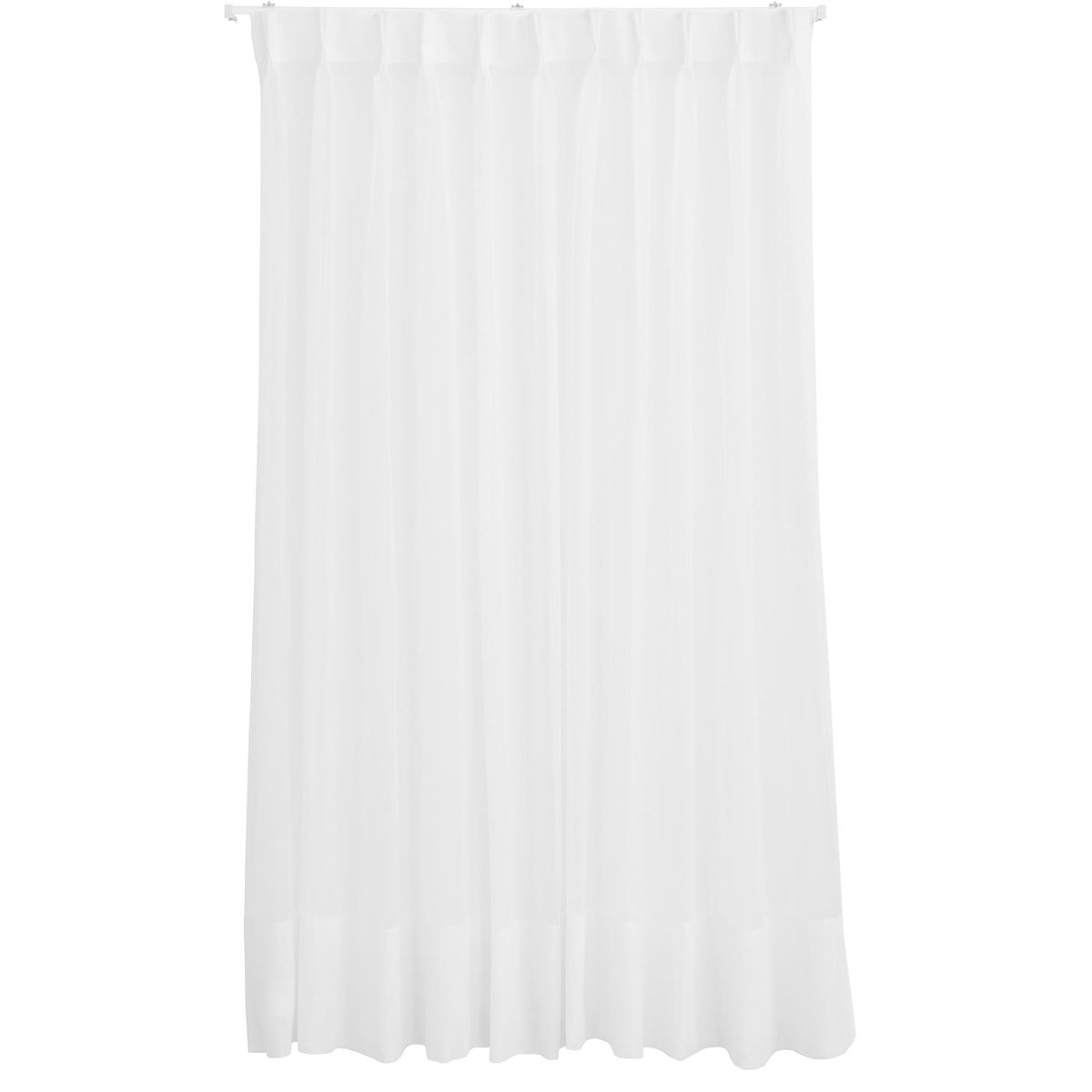 JUST HOME COLLECTION - Cortina Tela  con Riel Ancho 261a320cm Alto 251a300cm