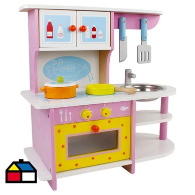 Cocina madera Cook & wash con accesorios