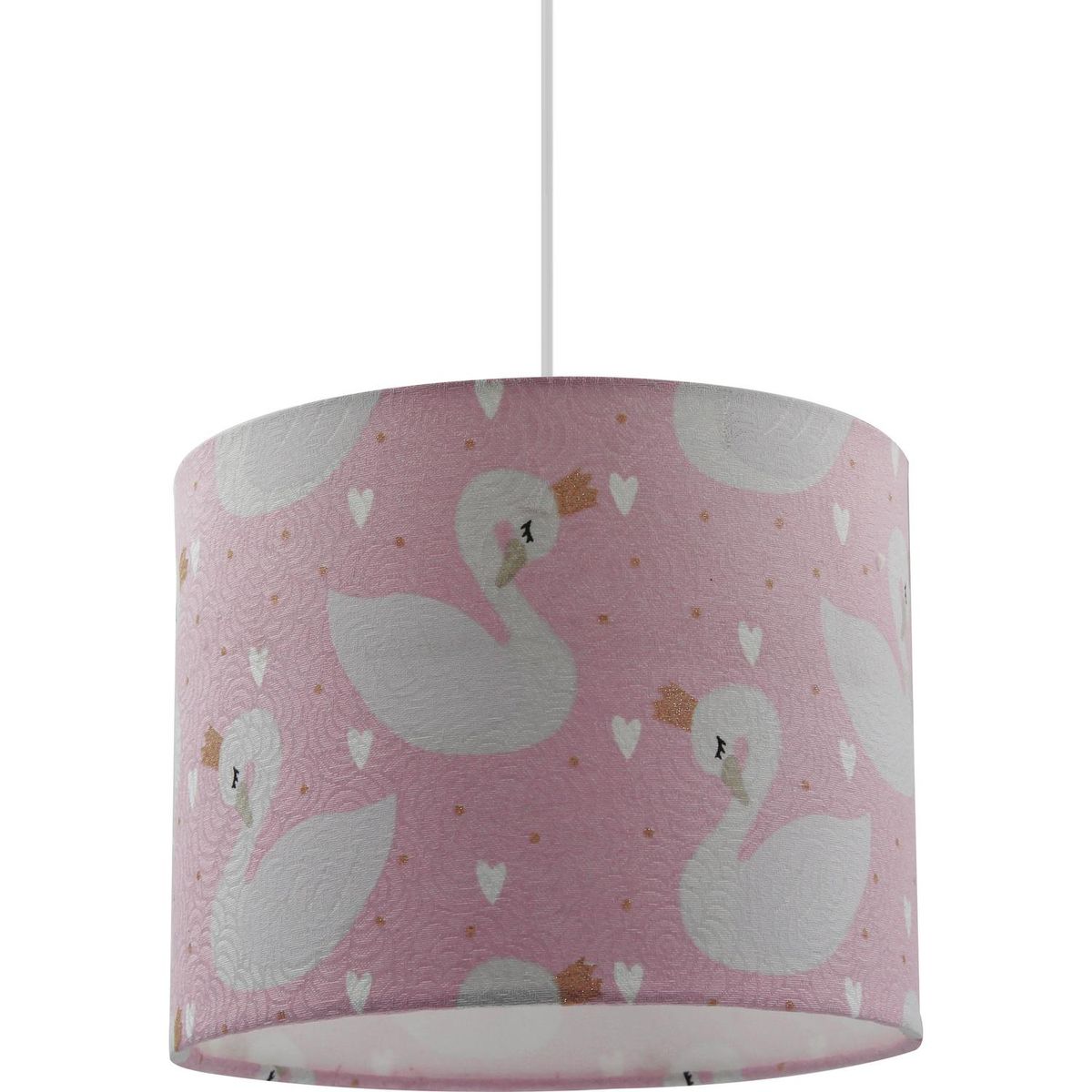 CONCEPT - Lámpara Colgante Cisne Corona Metal Multicolor