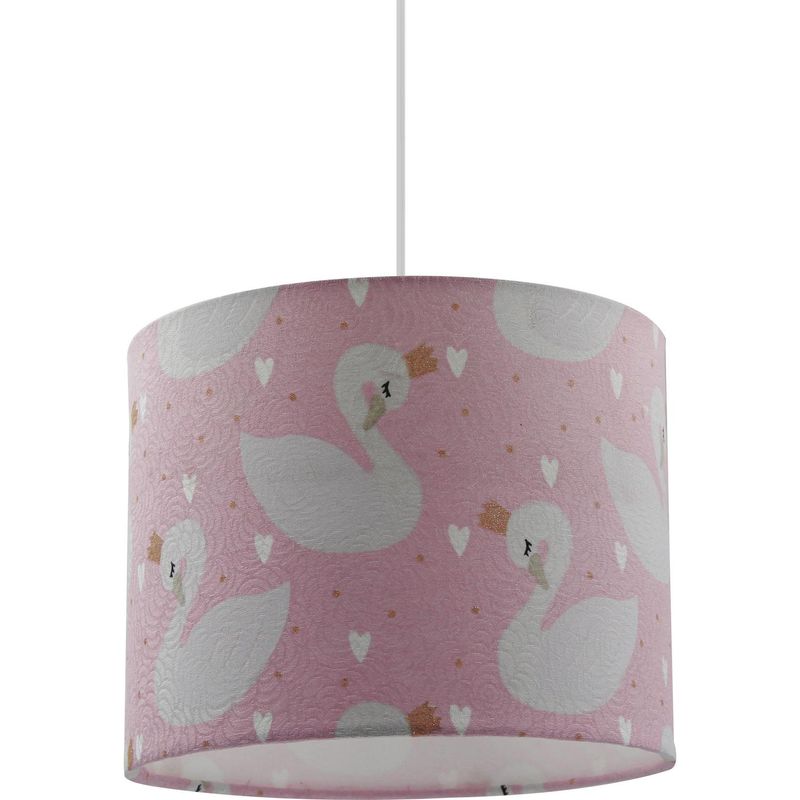 CONCEPT - Lámpara Colgante Cisne Corona Metal Multicolor 25 cm
