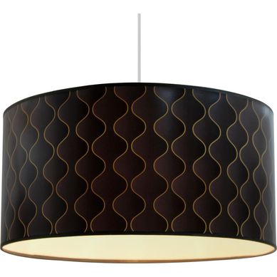 Lmpara de colgar E27 Negro burbujas