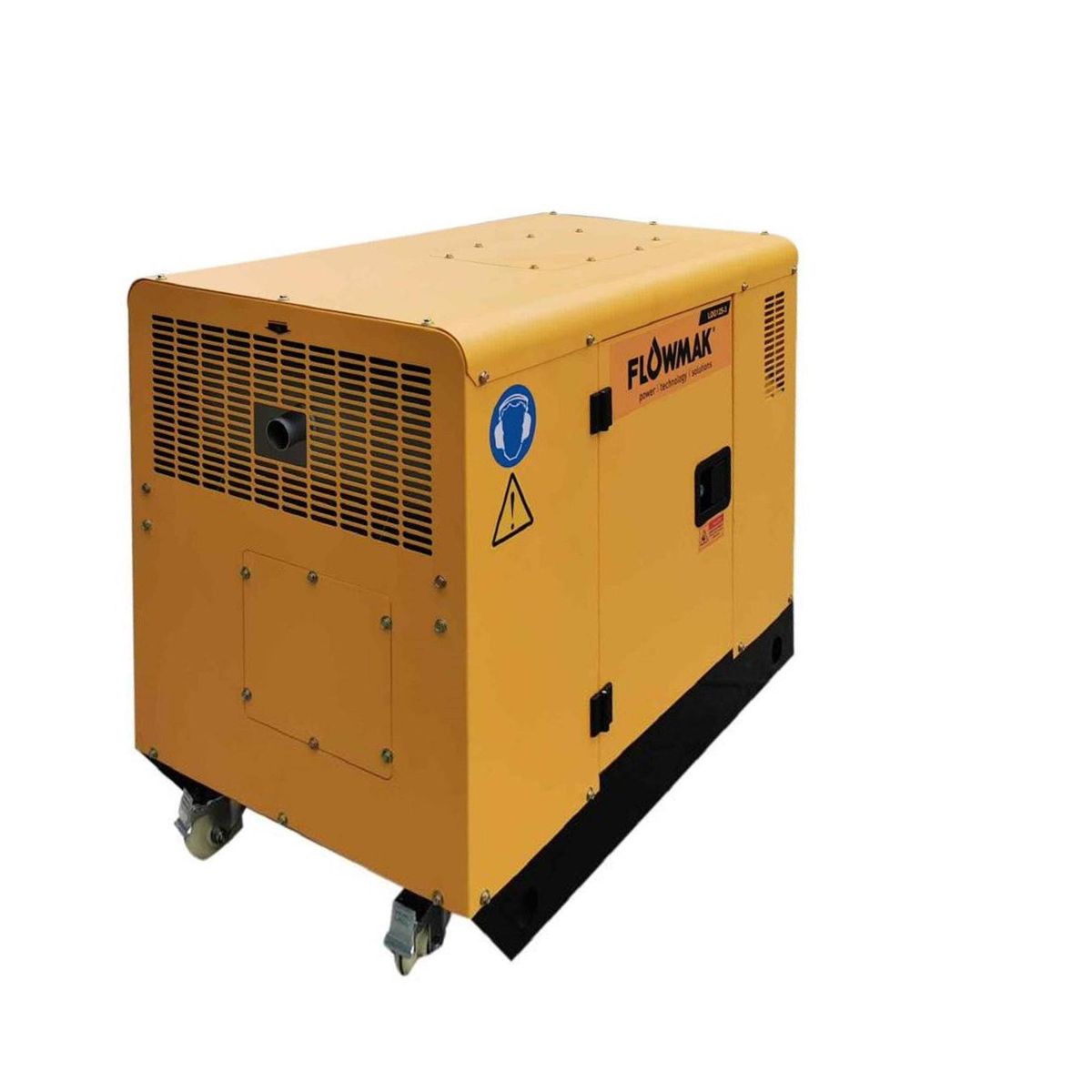 FLOWMAK - Generador Eléctrico a Diésel Partida Eléctrica 10000 W 50 l