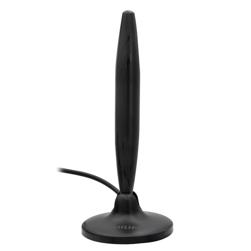 PHILIPS - Antena digital TV VHF/UHF Negro