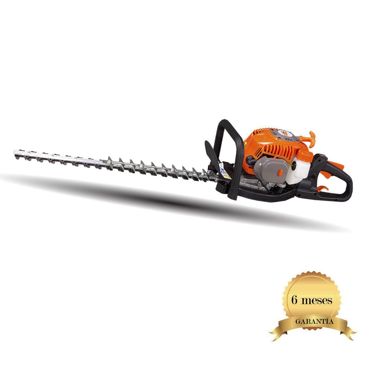 VAN BEEK - Cortasetos a gasolina cuchilla 60 cm naranja