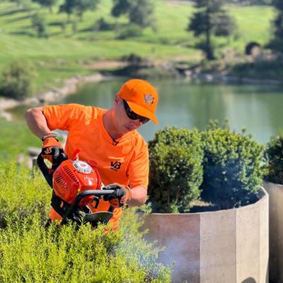 Imagen 2 del producto Cortasetos a gasolina cuchilla 60 cm naranja