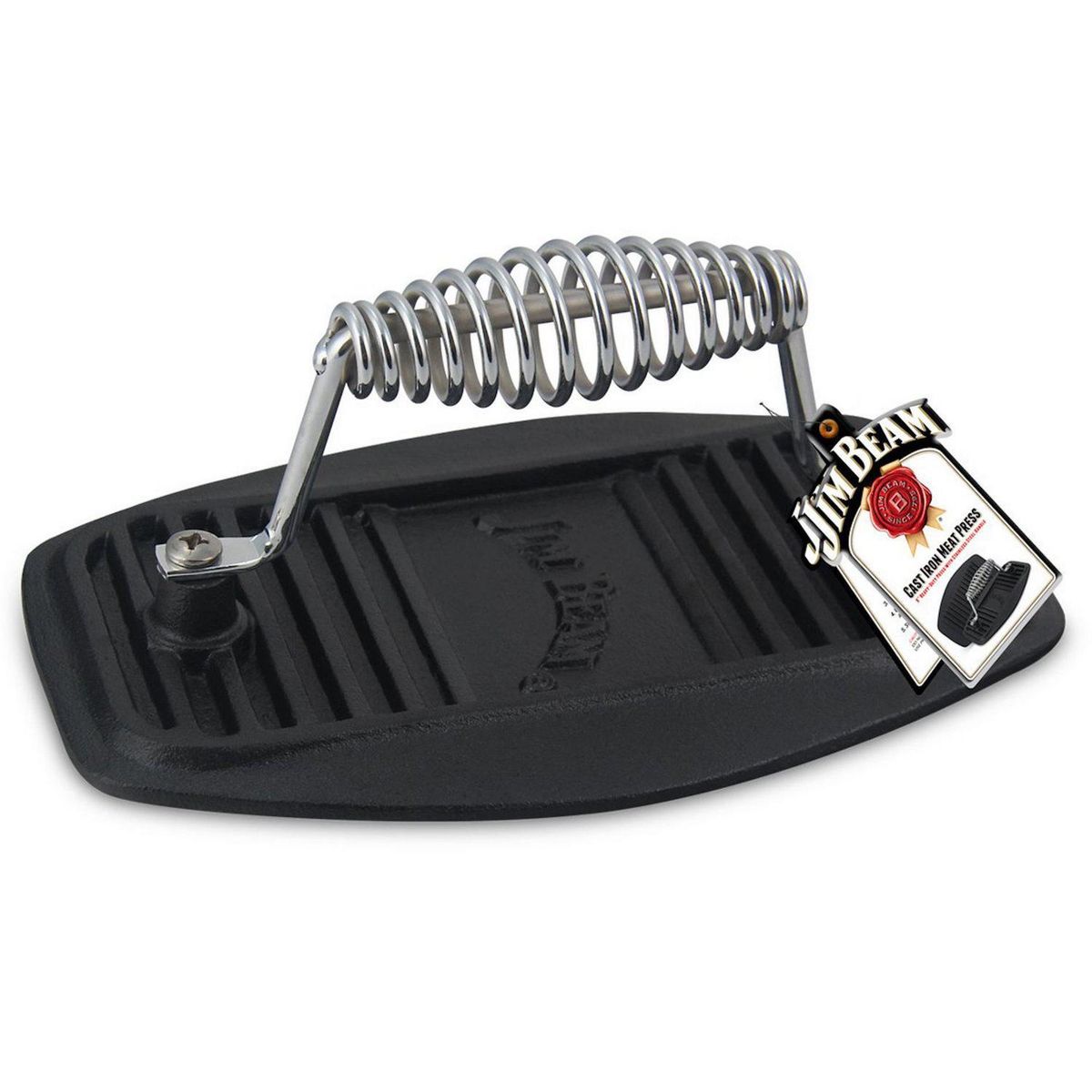 JIM BEAM - Prensa para Carnes Jim Beam Fundido Grill 23x14 cm