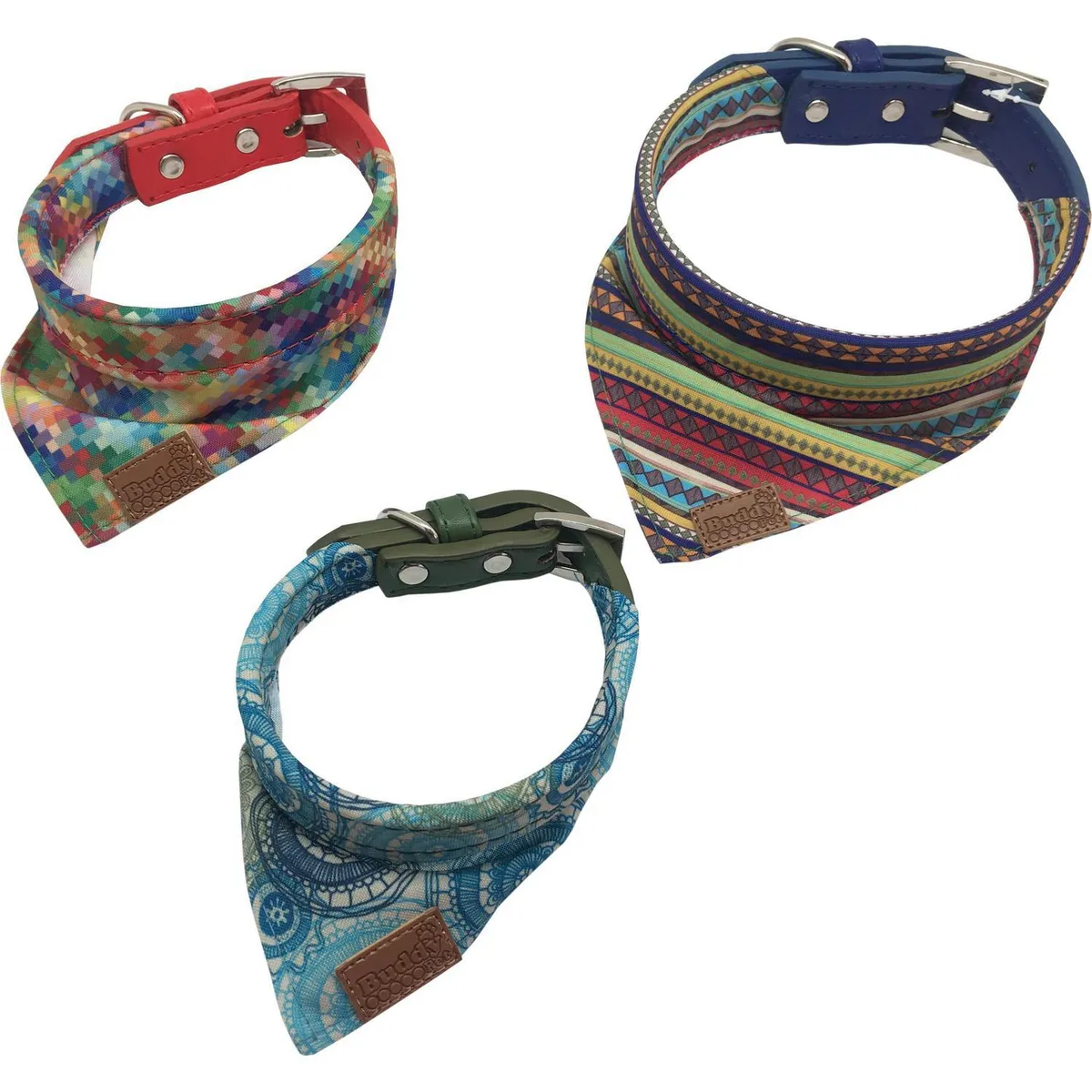 KIBOO PETS - Collar pañuelo L diseño colores surtidos