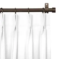 JUST HOME COLLECTION - Cortina Tela Bout Blanco Ancho 100a200 cm alto 75 a240 cm