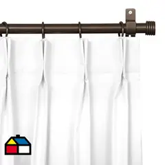 JUST HOME COLLECTION - Cortina Tela Bout Blanco Ancho 201a250 cm alto 75 a240 cm