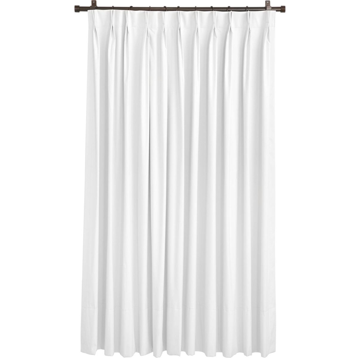 JUST HOME COLLECTION - Cortina Tela Blackout Blanco Ancho 261a320cm Alto 301a350cm