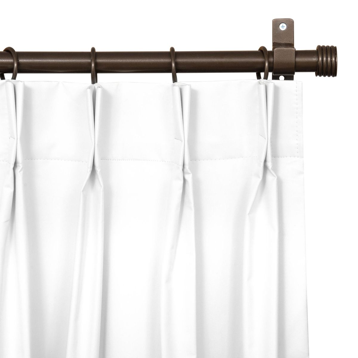 JUST HOME COLLECTION - Cortina Tela Blackout Blanco Ancho 241a260cm Alto 351a400cm