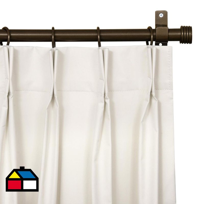 JUST HOME COLLECTION - Cortina Tela Blackout Crudo Ancho 301a350 cm alto 75 a240 cm