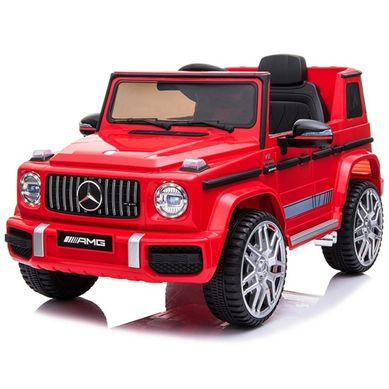 Jeep G63 rojo batera 12V licencia Mercedes Benz