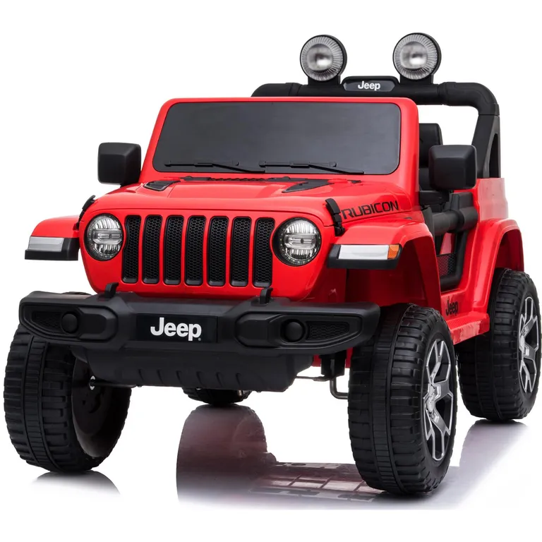 Rubicon rojo a batería 12V licencia Jeep