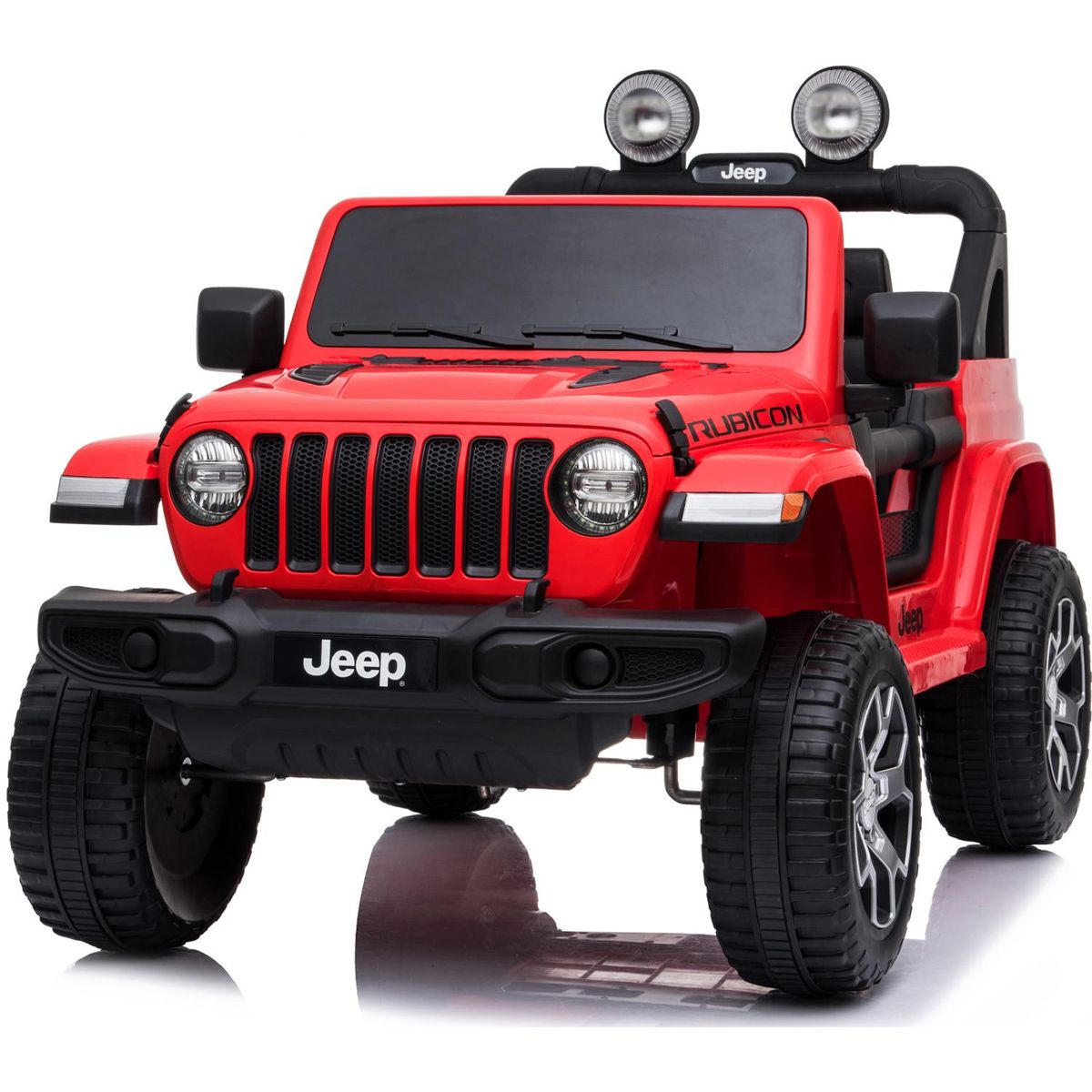 KIDSCOOL - Rubicon rojo a batería 12V licencia Jeep