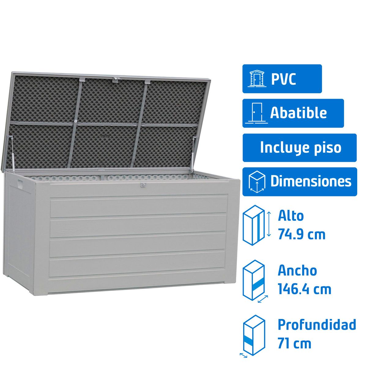 NORTHWEST - Organizador de almacenaje 680 litros